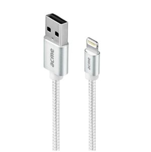 Kabel USB Acme USB-A - Lightning 1 m Srebrny (KABKAACMCB203102) 1