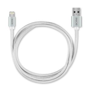 Kabel USB Acme USB-A - Lightning 1 m Srebrny (KABKAACMCB203102) 3