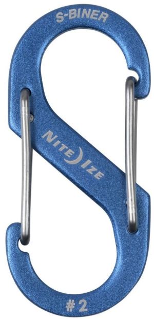 Nite Ize Karabińczyk S-Biner Dual #2 aluminium niebieski (SBA2-03-R6) 1