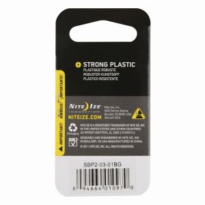 Nite Ize Karabińczyk S-Biner Dual #2 plastik czarny (SBP2-03-01BG) 2