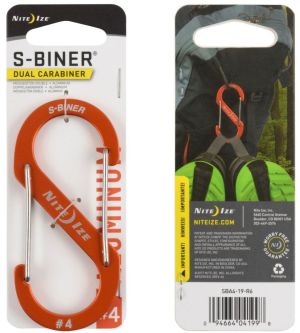 Nite Ize Karabińczyk S-Biner Dual #4 aluminium pomarańczowy (SBA4-19-R6) 2