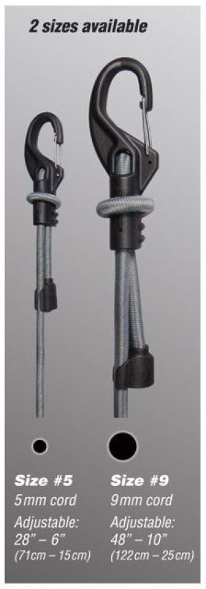 Nite Ize KnotBone elastyczny trok mocujący #5 lina szaro-czarny 6