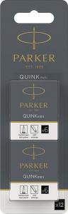 Parker Parker Tintenpatrone QUINK Mini Schwarz 12 Stück - 1950418 1