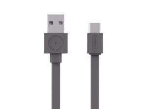 Kabel USB PowerCube USB-A - USB-C Szary (10453GY/USBCBC) 1
