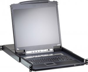 Konsola KVM Aten ATEN KVM 16 port LCD LED 19'' + keyboard + touchpad USB-PS/2, IP Admin - CL5716IN-ATA-AG 5