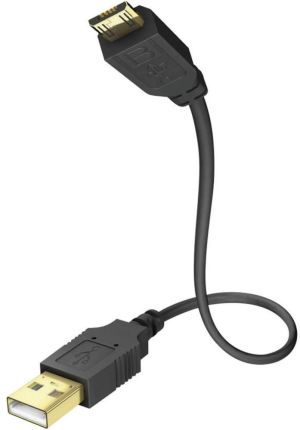 Kabel USB Inakustik micro USB, 2m, czarny (01070042) 1