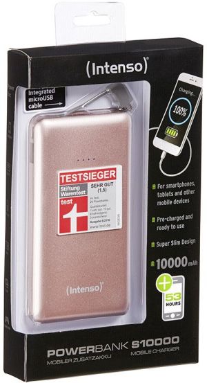 Powerbank Intenso Slim iDual S10000 10000mAh Różowy 2