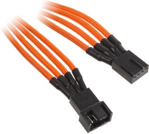 BitFenix Kabel przedłużający 4Pin, 30cm, pomarańczowy (BFA-MSC-4F30OK-RP) 1