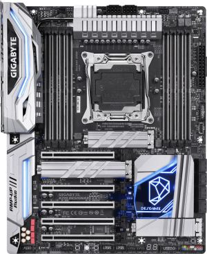 Płyta główna Gigabyte X299 Designare EX, X299, DDR4, SATA3, M.2, WiFi, USB 3.1 Gen2, ATX (GA-X299 DESIGNARE EX) 2