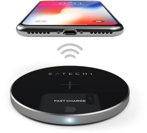 Ładowarka Satechi Aluminum Wireless Charger Indukcyjna 1.8 A (ST-WCPM) 4