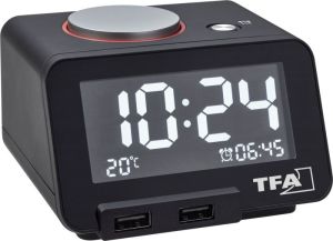 TFA Homtime Digital Alarm Clock (60.2017.01) 1
