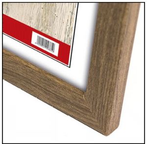 Ramka ZEP 20x30, plastikowa, brązowy (M484B) 2