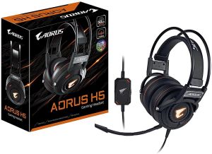 Słuchawki Gigabyte Aorus H5 Czarne (GPAOURSH5) 2