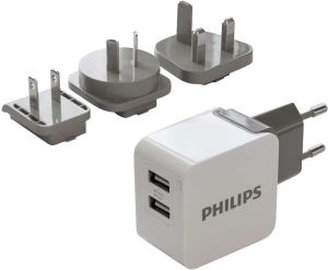 Ładowarka Philips DLP2220/10 2x USB-A 3.1 A (DLP2220/10) 1