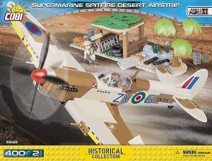 Cobi Historical Collection Supermarine Spitfire Mk.IX Desert Airstrip (5545) 1