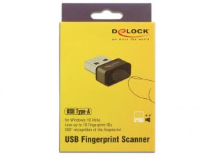 Delock Skaner linii papilarnych USB Typ-A dla Windows 10 Hello (62963) 4