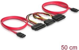 Delock SATA 22-pin - SATA 22-pin, Wielokolorowy (84356) 1