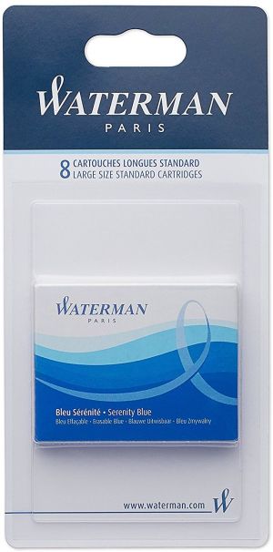 Waterman Atrament Waterman Tintenpatrone Stand. Serenity Blue (S0713021) 1