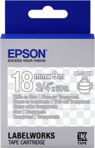 Epson Taśma LK5TWN Biały/Przezroczyty (C53S655009) 1