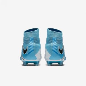 Nike Buty męskie Hypervenom Phantom III DF FG biało-niebieskie r. 44 (860643 104) 4