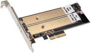 Kontroler SilverStone PCIe 3.0 x4 - M.2 PCIe + M.2 SATA (SST-ECM22) 1