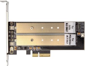 Kontroler SilverStone PCIe 3.0 x4 - M.2 PCIe + M.2 SATA (SST-ECM22) 2