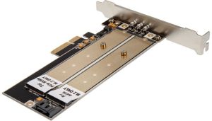 Kontroler SilverStone PCIe 3.0 x4 - M.2 PCIe + M.2 SATA (SST-ECM22) 4