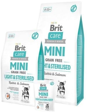 Brit Care Pies 7kg Mini Light Sterilised 1