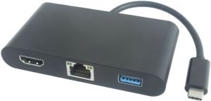 Stacja/replikator MicroConnect 3w1 USB-C (USB3.1CCOM5S) 1