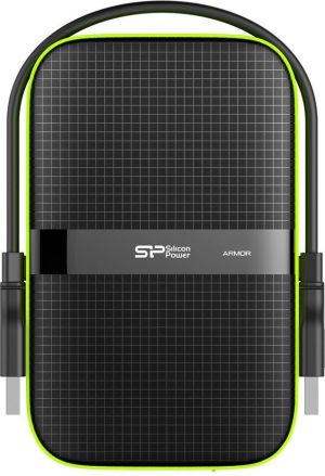 Dysk zewnętrzny HDD Silicon Power Armor A60 5TB Czarno-zielony (SP050TBPHDA60S3K) 2