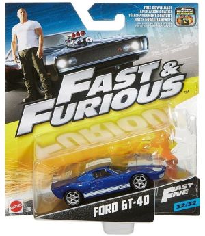 Hot Wheels Szybcy i wściekli Ford GT-40 ( FCF35/FCN88) 1