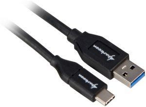 Kabel USB Sharkoon USB-A - USB-C 0.5 m Czarny (4044951021130) 1