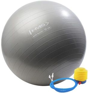 HMS Piłka do ćwiczeń YB02 Anti-Burst 55cm grafitowa (17-42-116) 2