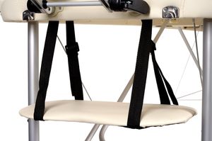Bodyfit Stół, łóżko do masażu Aluminiowe 2 segmentowe beżowe XXL (552) 11