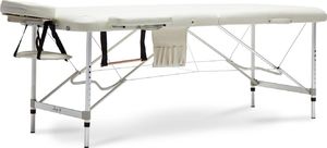 Bodyfit Stół, łóżko do masażu Aluminiowe 2 segmentowe beżowe XXL (552) 3