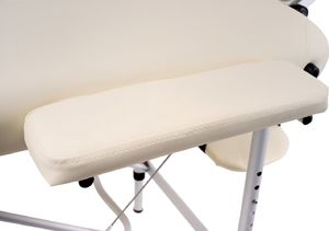 Bodyfit Stół, łóżko do masażu Aluminiowe 2 segmentowe beżowe XXL (552) 10