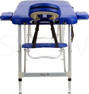 Bodyfit Łóżko aluminiowe do masażu 2 segmentowe niebieskie (469) 2
