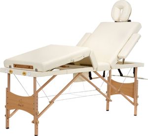 Bodyfit Stół, łóżko do masażu 4 segmentowe beżowe (642) 1