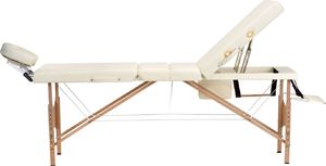 Bodyfit Stół, łóżko do masażu 4 segmentowe beżowe (642) 2