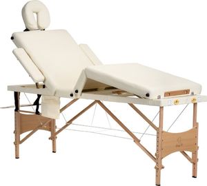 Bodyfit Stół, łóżko do masażu 4 segmentowe beżowe (642) 3