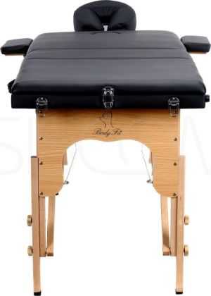 Bodyfit Łóżko do masażu czarne 3 segmentowe + dodatki + torba gratis 2