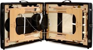 Bodyfit Łóżko do masażu czarne 3 segmentowe + dodatki + torba gratis 3