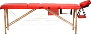 Bodyfit Łóżko do masażu czerwone 3 segmentowe + dodatki + torba gratis (458) 2