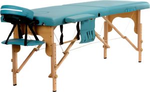 Bodyfit Stół, łóżko do masażu 2 segmentowe pistacjowe 1