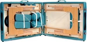 Bodyfit Stół, łóżko do masażu 2 segmentowe pistacjowe 6