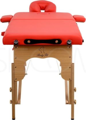 Bodyfit Łóżko do masażu 2 segmentowe czerwone (467) 2