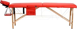 Bodyfit Łóżko do masażu 2 segmentowe czerwone (467) 3
