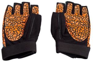 HMS Rękawice na siłownie RST03 pomarańczowo-szare r. L (17-63-227) 2