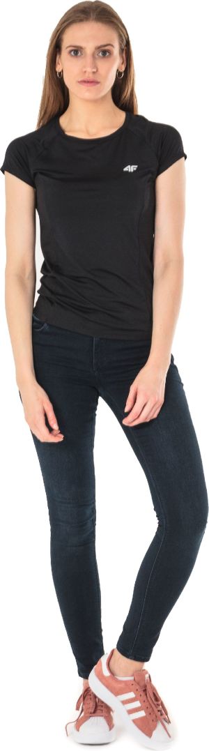 4f Koszulka damska H4L18-TSDF002 czarna r. S 4