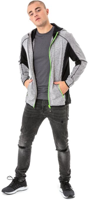 4f Bluza męska H4L18-BLMF004 jasnoszara r. M 3